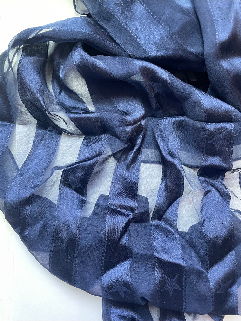 VTG ECHO SILK JACQUARD SCARF